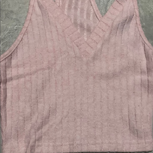 SHEIN Pink Graphic Ribbed Tank crop Top women Xs bundle - Picture 3 of 9